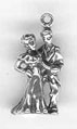 Silver Dancing Couple Charm