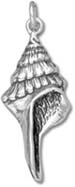 Sterling Silver Conch Shell Charm C3349