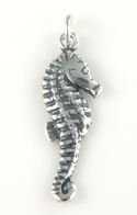 Sterling silver seahorse charm