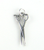 Sterling silver scissors charm