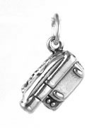 Silver Camcorder Charm