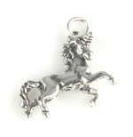 Silver unicorn charm