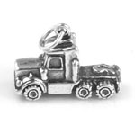 Silver truck charm