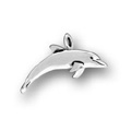 Sterling silver dolphin charm