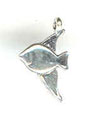 Silver fish charm