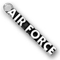 Silver Air Force charm
