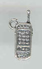 Sterling silver cell phone charm