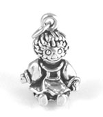 Sterling Silver Doll Charm