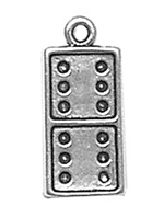 Sterling Silver Dominoes Charm
