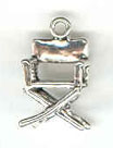 Sterling silver Director's Chair Charm