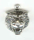 Sterling silver tiger head charm