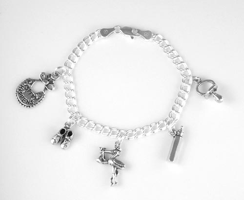Silver Baby Shower Gift - Charm Bracelet