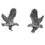Sterling Silver Eagle Bird Earrings