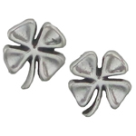 Sterling Silver Lucky Four Leaf Clover Earrings