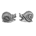 Sterling Silver Snail Earrings