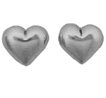 Sterling Silver Children's Heart Stud Earrings