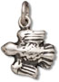 Silver Small Dove Charm