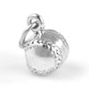 Silver Full Baseball Charm