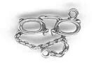 Sterling silver glasses charm