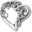 Silver Heart Charm