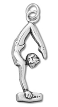 Silver Gymanstics Charm