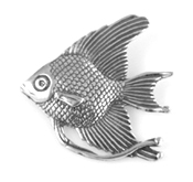 Sterling Silver Angelfish Pendant