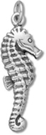 Silver Seahorse Charm C3370