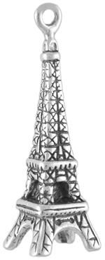 Silver Eiffel Tower Charm