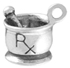 Silver Mortar & Pestle Charm