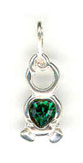 Silver Birthstone May Baby Charm