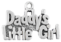 Sterling silver Daddy's Little Girl Charm