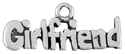 Sterling silver Girlfriend charm