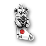 silver Christmas bear