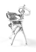 Silver High Chair Charm