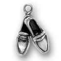 Silver Shag Shoes Charm