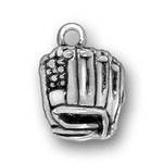 Silver baseball glove