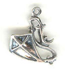 silver kite charm