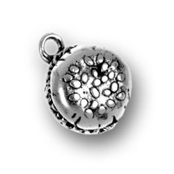 Sterling silver hamburger charm