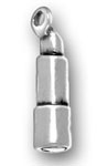 Sterling silver lipstick charm