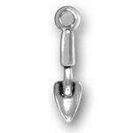 Sterling silver garden trowel charm