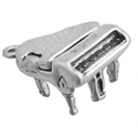 Silver moveable grand piano charm