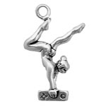 Silver Small Gymasnt Charm