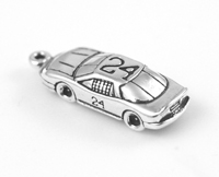 Sterling Silver #24 Racing Car Jeff Gordon Charm