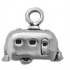 Silver travel trailer charm