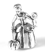 silver fairy godmother charm