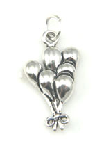 Silver Balloon Bouquet Charm