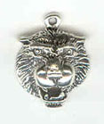 Silver Tiger Head Charm