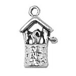 Silver Wishing Well charm