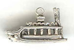 Silver showboard charm