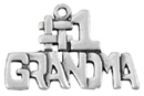 Sterling silver #1 Grandma charm